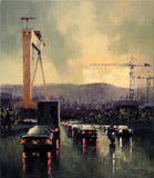 Print - Cars And Cranes - Limited Edition