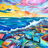 Print - Causeway Rocks I