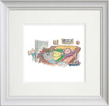 Quentin Blake - Curled Up Asleep