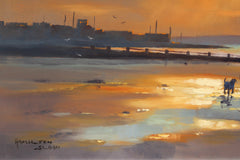 Dog Walking At Ballyholme Beach