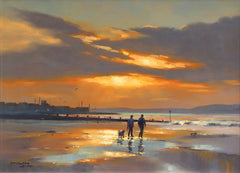 Dog Walking At Ballyholme Beach