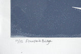 Linocut Print - Co Down Downshire Bridge 2011 - Limited Edition