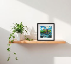 Print - Dunluce Waves