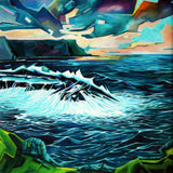 Print - Dunseverick Waves 4