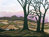Linocut Print - From Castlewellan, 2009 - Limited Edition