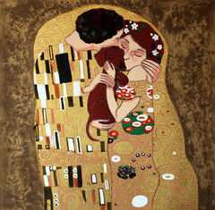 Gustav Klimt's Dog (The Kiss)