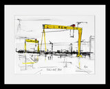 Sketchbook On Paper - Harland And Wolff, Belfast