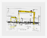 Sketchbook On Paper - Harland And Wolff, Belfast