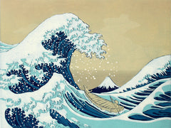 Hokusai's Dog - The Great Wave