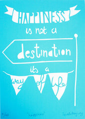 Screen Print - Happiness