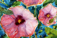 Heavenly Hollyhocks