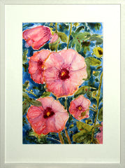 Heavenly Hollyhocks