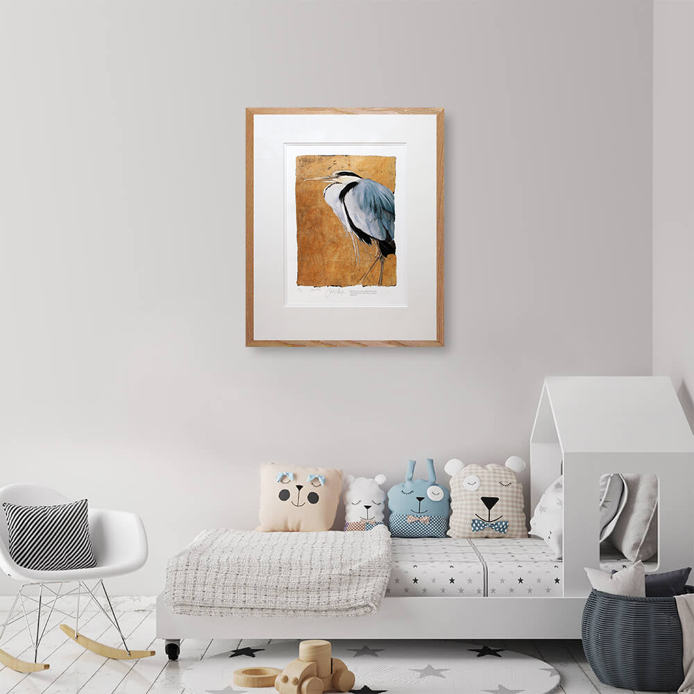 The Lost Words Prints | Jackie Morris | Heron – Yard Gallery