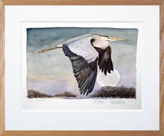 The Lost Words - Heron In Flight Premium Edition Artist Proof