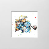 Print Open Edition Golf - Master Swing - Rory McIlory