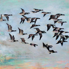 Original - Meanwhile The Geese Are Heading Home Again
