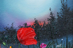 Original - Midnight Poppy Meadow