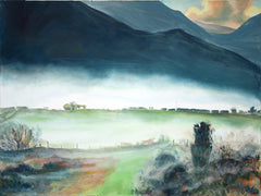 Mist. Hare's Gap, The Mournes