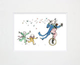 Quentin Blake - Our Friends In The Circus - Blowing Bubbles