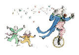 Quentin Blake - Our Friends In The Circus - Blowing Bubbles
