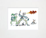 Quentin Blake - Our Friends In The Circus - Fire Eaters
