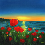 Print - Poppies By The Sea