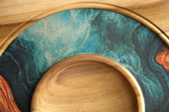 Platter With Granite Base