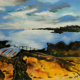Print - Skipping Stone beach
