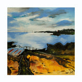 Print - Skipping Stone beach