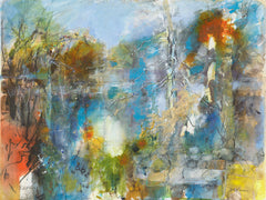 Print - Sunlit View Across Lake