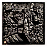 Linoprint - The Storm - Limited Edition