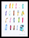 Art Poster - The Crayons