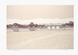Linocut Print - The White Bridge Dundrum, 2007 - Limited Edition