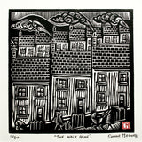 Linoprint - The Walk Home - Limited Edition