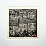 Linoprint - The Walk Home - Limited Edition