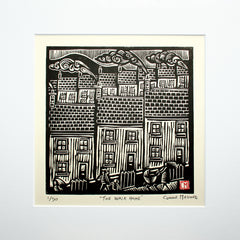 Linoprint - The Walk Home