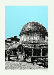 Botanic Gardens In Blue Unframed