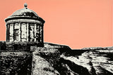 Mussenden Temple In Peach