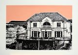 Winter Arcadia In Peach Unframed