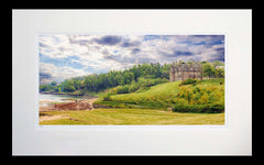 Co Down - A Walk By Crawfordsburn Flat Black Frame