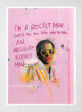 Absolute Rocket Man - Flat White Frame