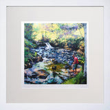 Afternoon Fun, Glenariff White Frame