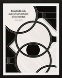 Literary Print - Agatha Christie - Imagination - Framed