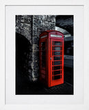 Call At Carnlough White Frame