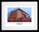 Sport - Football - Anfield-40 x 30-Black Box Frame (With Mount)