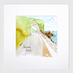 Antrim Coast - White Frame