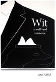 Aristotle - Wit is Well-bred Insolence-38 x 53.5-Unframed