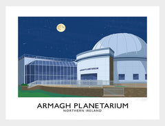 Co Armagh - Armagh Planetarium-40 x 30-White Box Frame (No Mount)