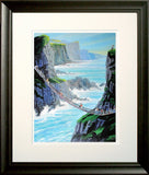 Print - At Carrick-A-Rede Co Antrim II Black Frame
