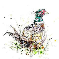 Print Open Edition Animals - Attention-30 x 30-Unframed